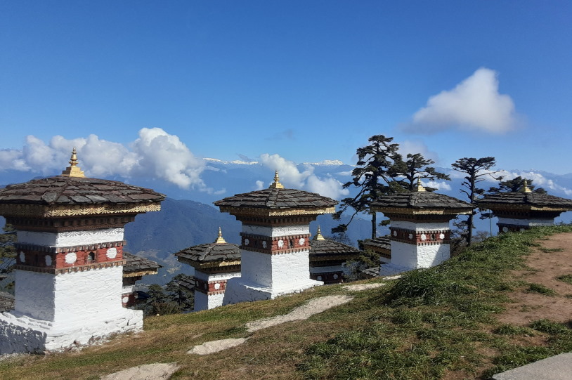 Stupas at Dochula Pass