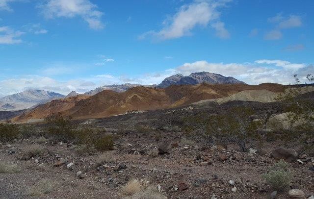 Driving through Death Valley